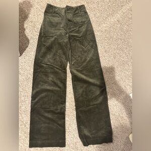 Dark green corduroy Maeve pants
